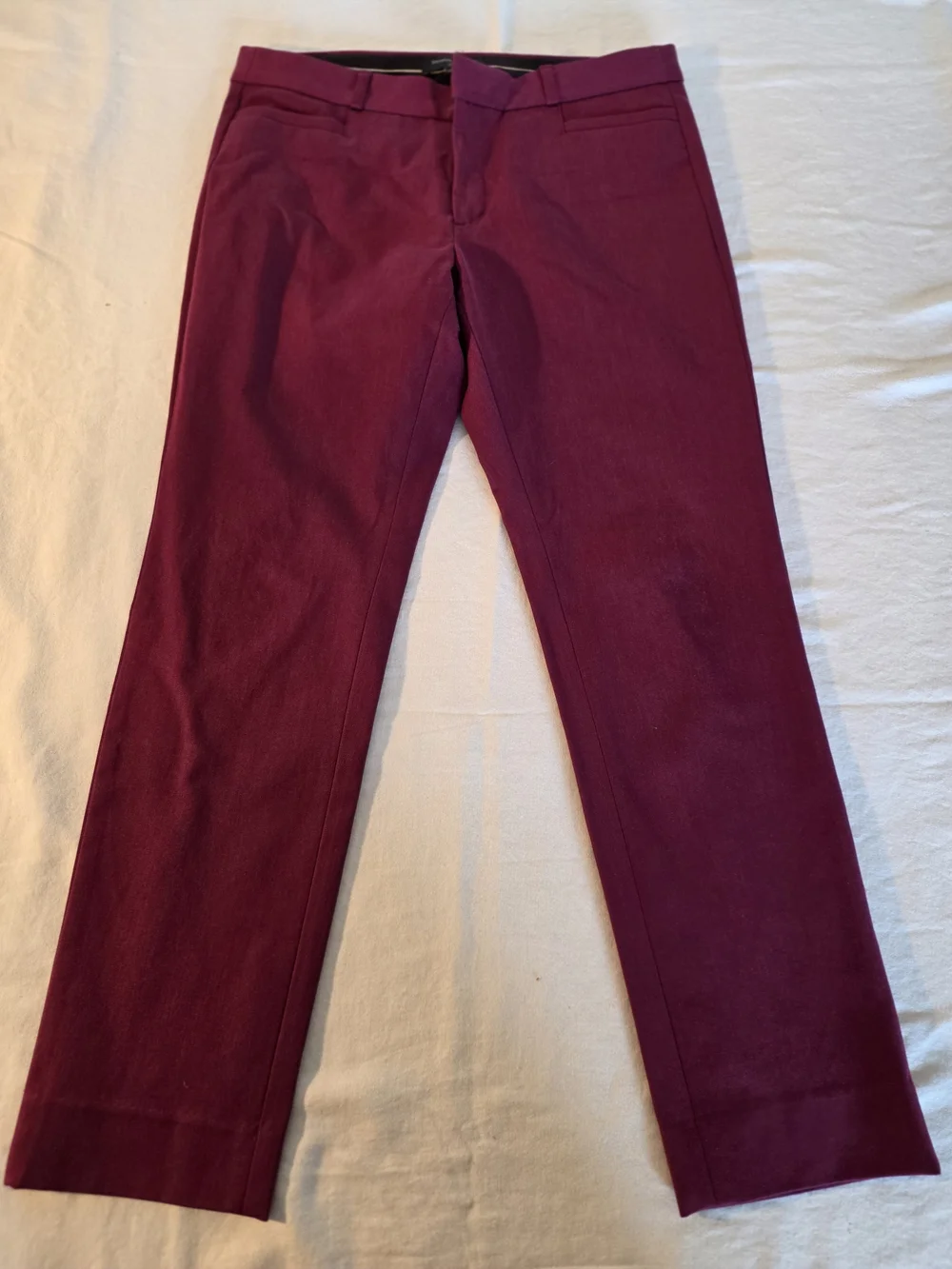 Banana Republic Women's Sloan Maroon Dress Slacks
